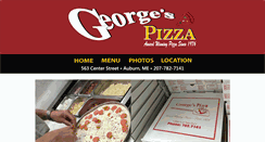 Desktop Screenshot of georgespizza.com